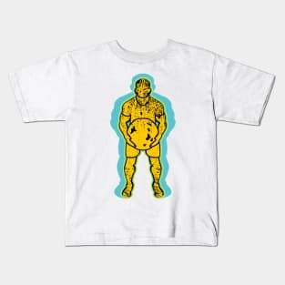 abstract weight lifting guy Kids T-Shirt